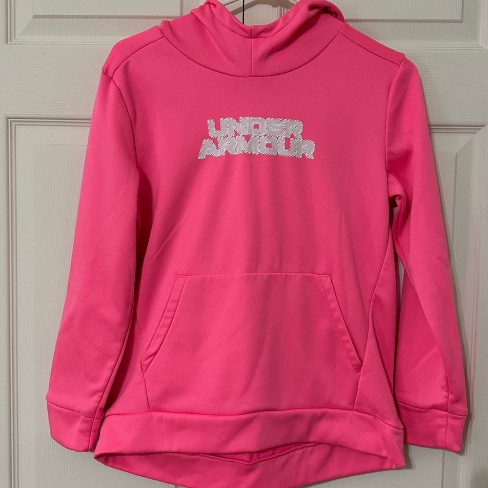 Under Armour Kids Bright Pink Hoodie